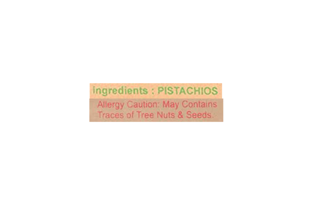 Berries & Nuts Pistachios    Pack  250 grams